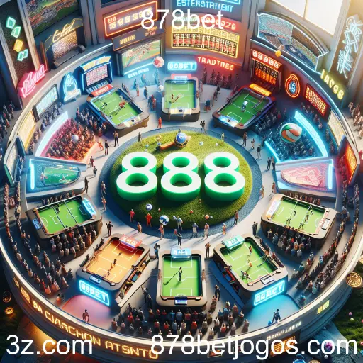 Imagem promocional da 878bet mostrando a plataforma e suas vantagens